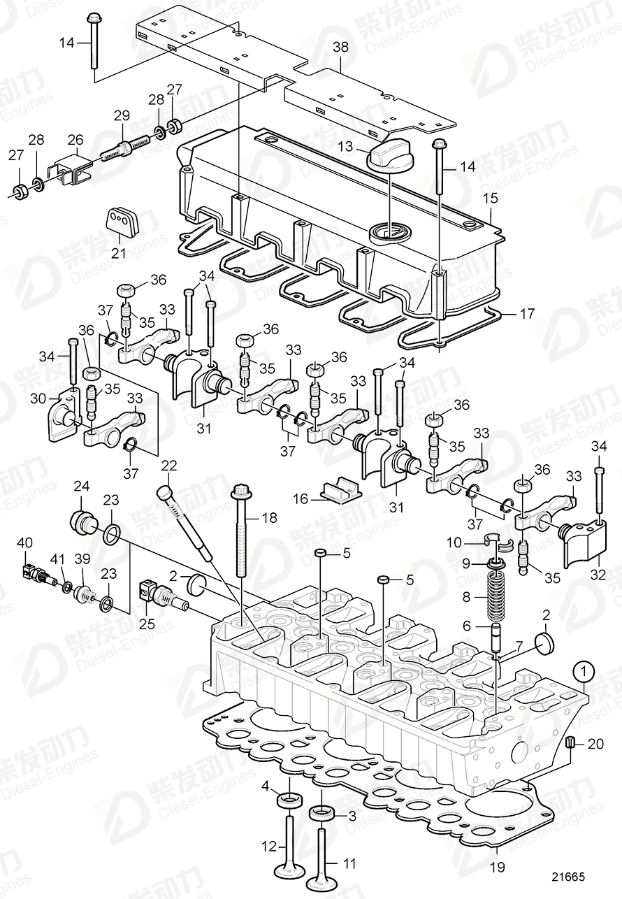 volvo penta Sensor, coolant water 20924086 Drawing volvo penta Sensor, coolant water 20924086 Drawing